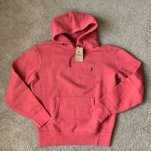 Polo Ralph Lauren Hoodie Sweatshirt Men’s Sz Small Faded Red